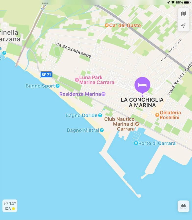 La Conchiglia A Marina Daire Marina Di Carrara Dış mekan fotoğraf